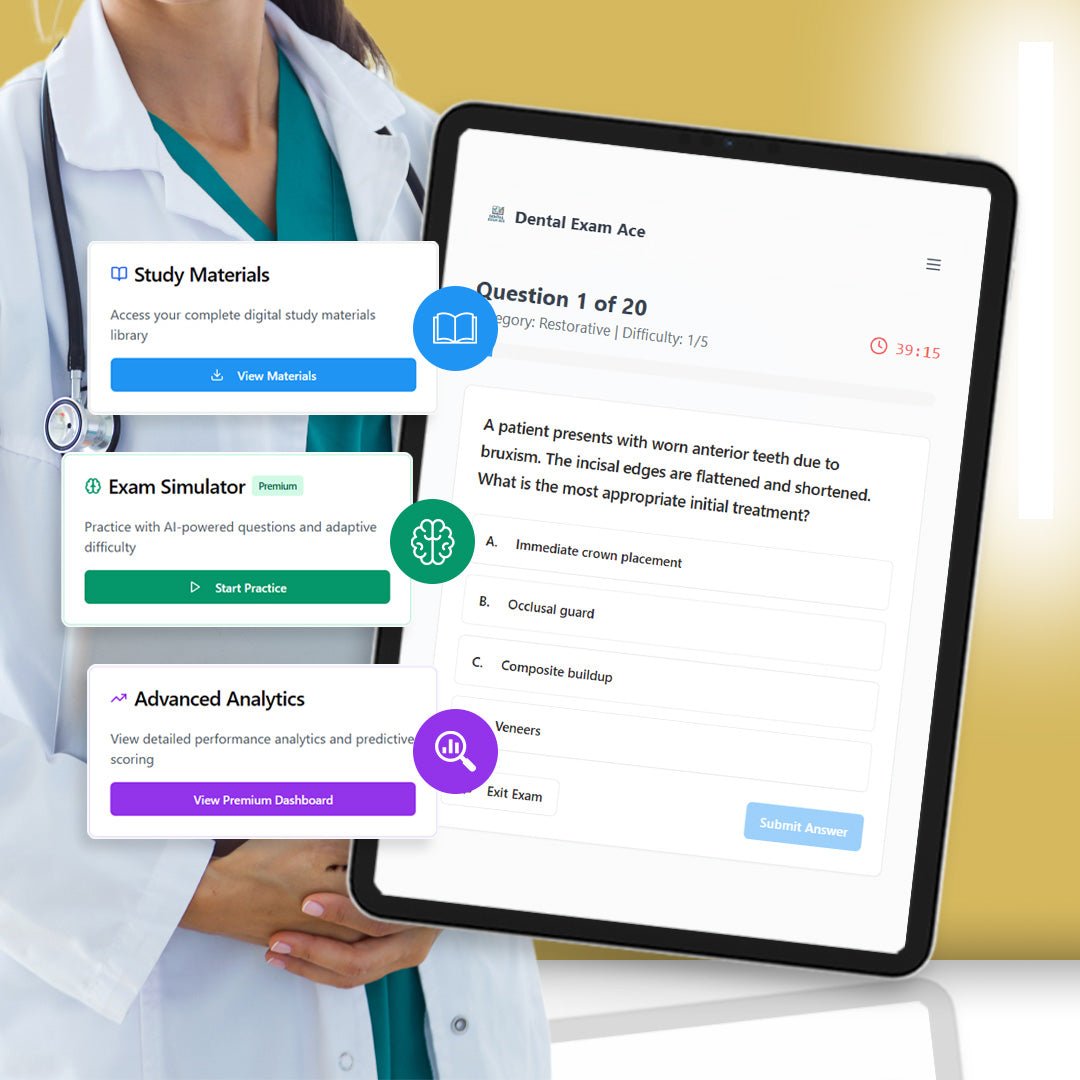 Complete System with AI Exam Engine - Dental Exam Ace