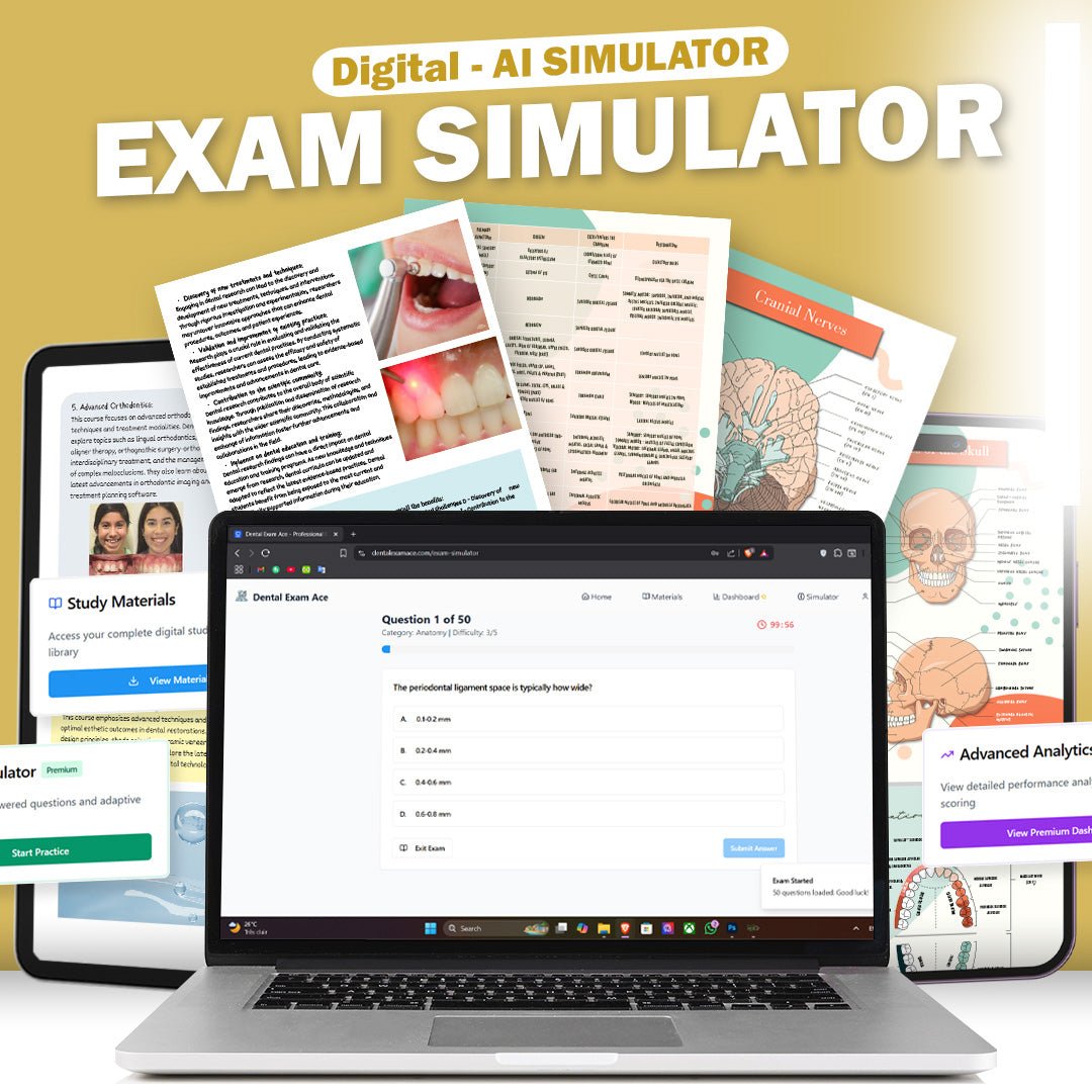 Complete System with AI Exam Engine - Dental Exam Ace
